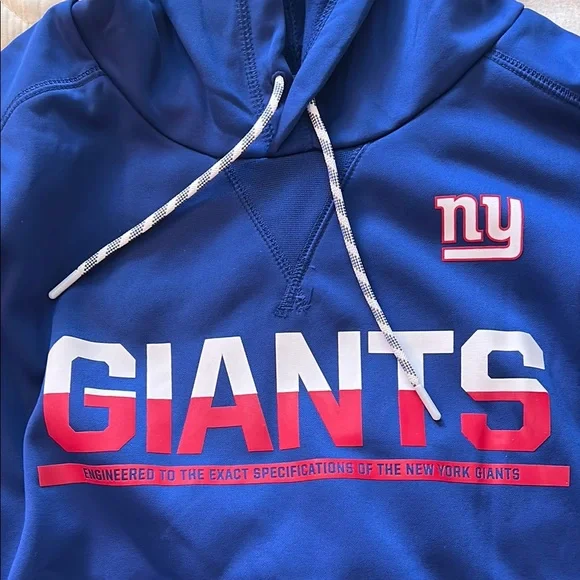 Nike Blue Giants Pullover Hoodie - Picture 3 of 7